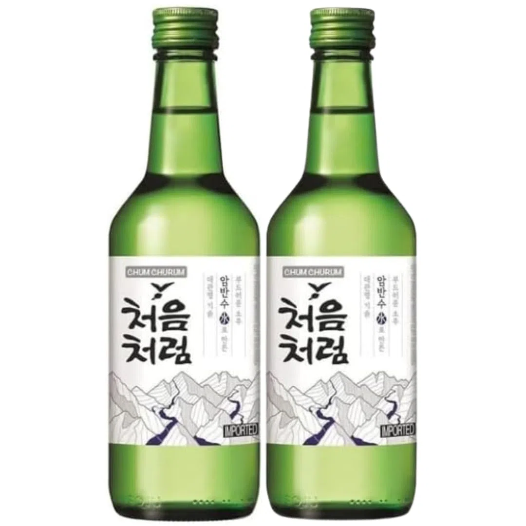Soju Chum Churum- Bebida fermentada en arroz 350ml - Pack 2