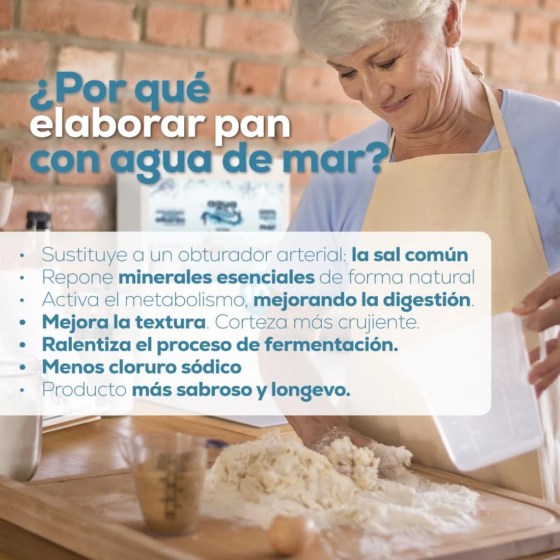 Agua de Mar 100% Natural e Hipertonica del Mar de Alborán - Para Cocinar, Rica en Magnesio y Calcio - Microfiltrada - Alternativa Saludable a la Sal (BiB 10 litros)
