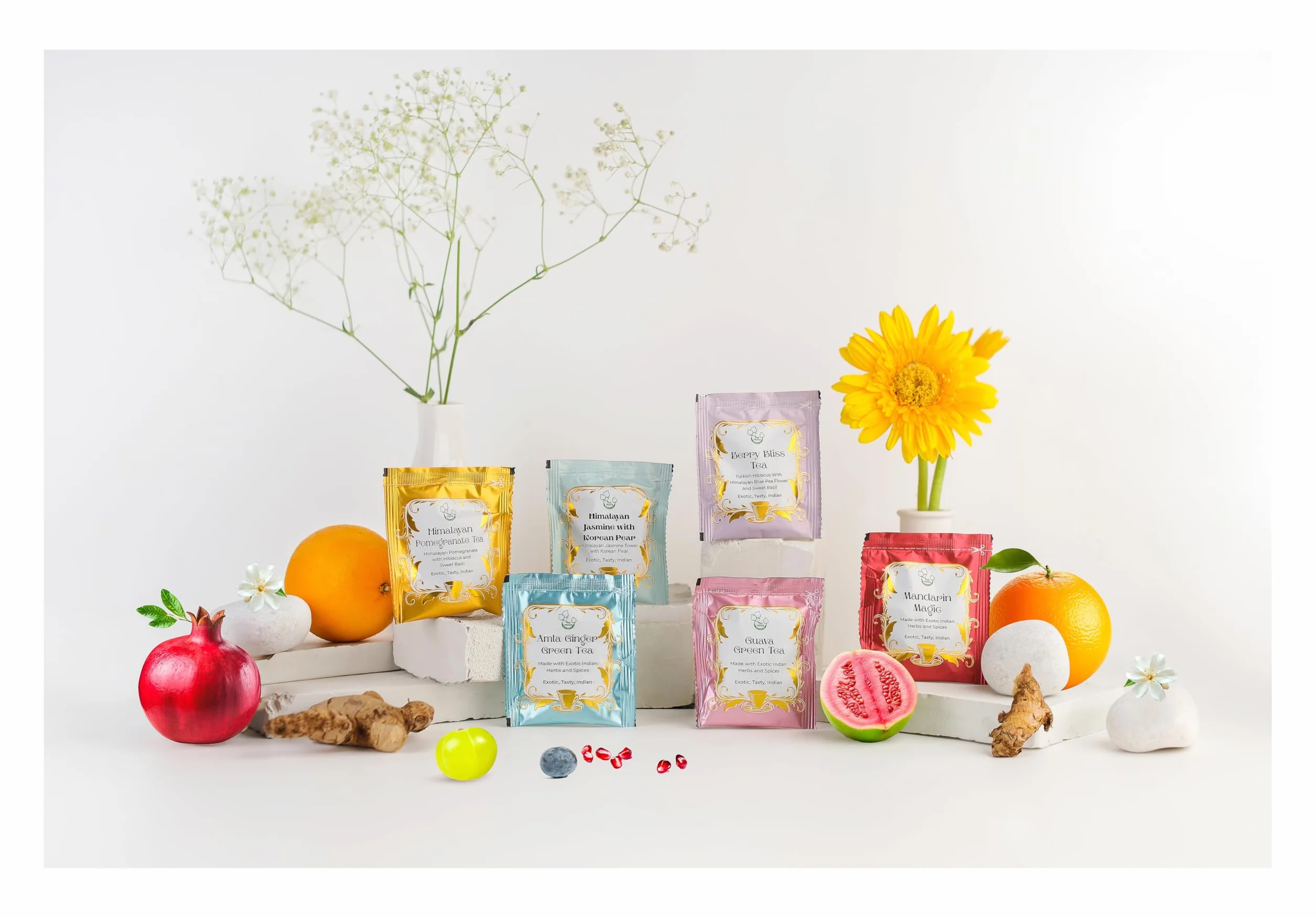 The Vedas Juego de regalo de té Garden of Fruits
