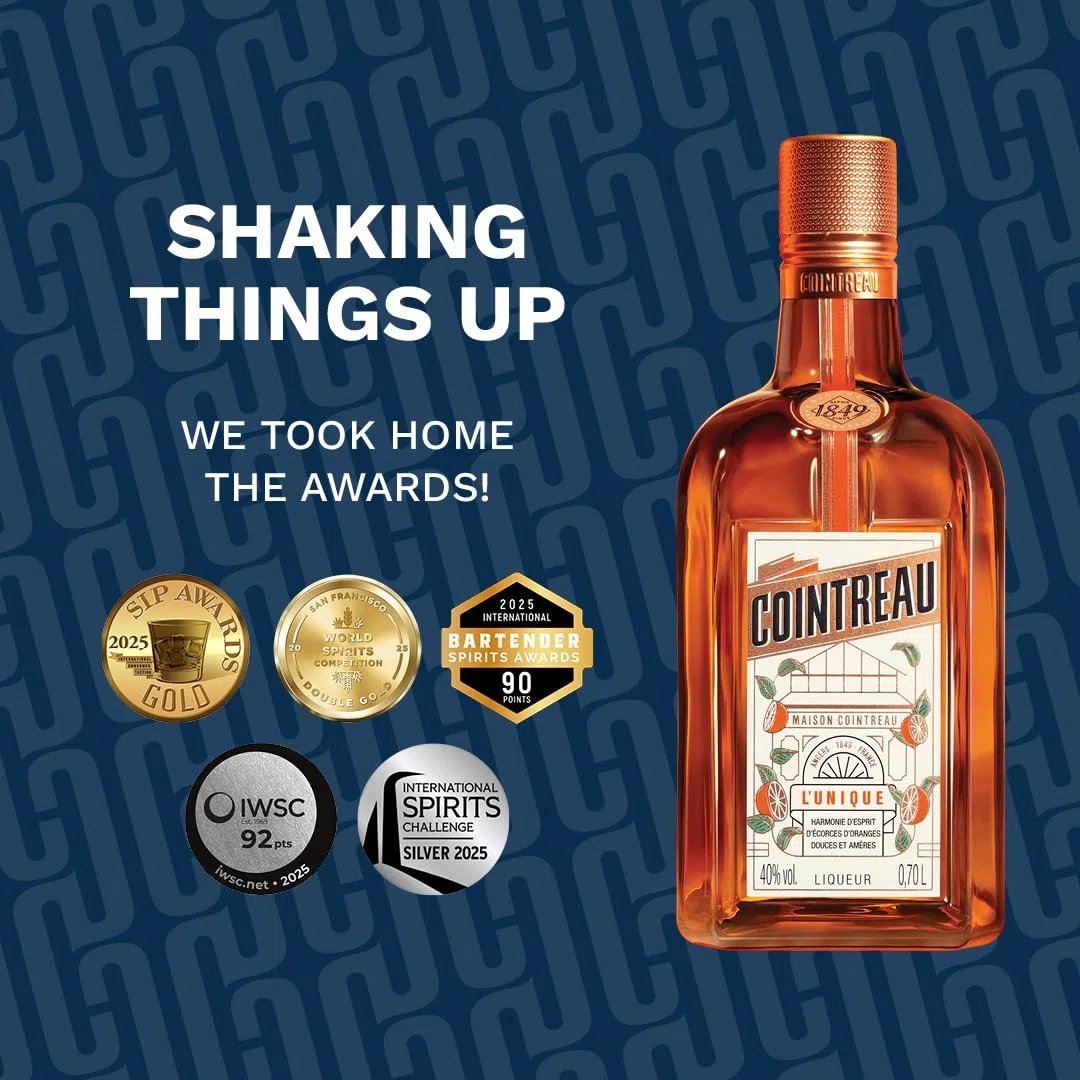 COINTREAU - L'Unique, Licor de Naranja, Triple Seco, para Cóctel, 40% Volumen de Alcohol - 700 ml