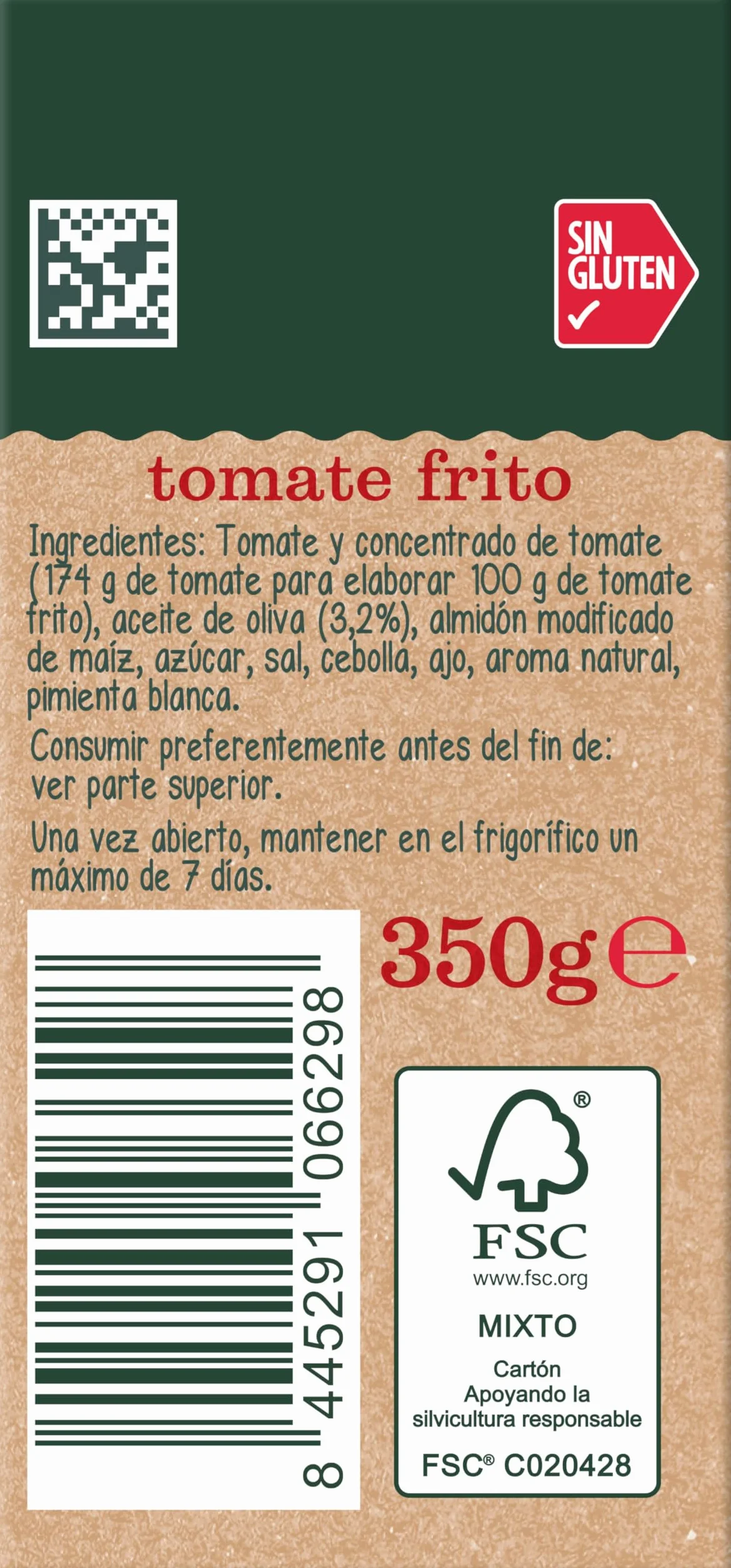 Solis Salsa de tomate COMBI OLIVA 12 x 350 g