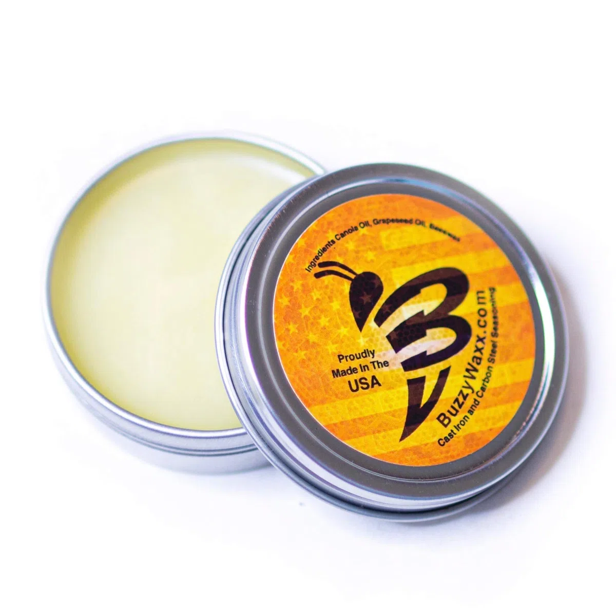 BuzzyWaxx Original Blend - Condimento para hierro fundido y acero al carbono