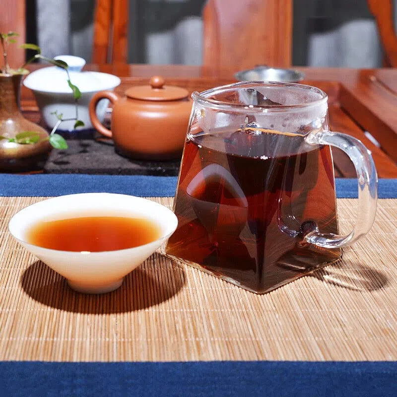 Shu Puer Materia Prima Vieja Madura China Té Puerh de Ladrillo 250g (250g*2)