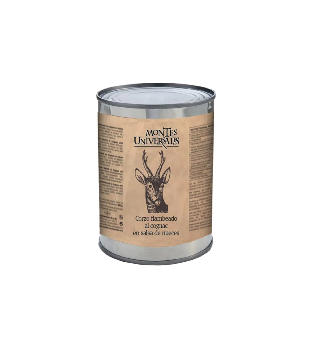 Corzo flambeado al cognac en salsa de nueces Montes Universales (390g)