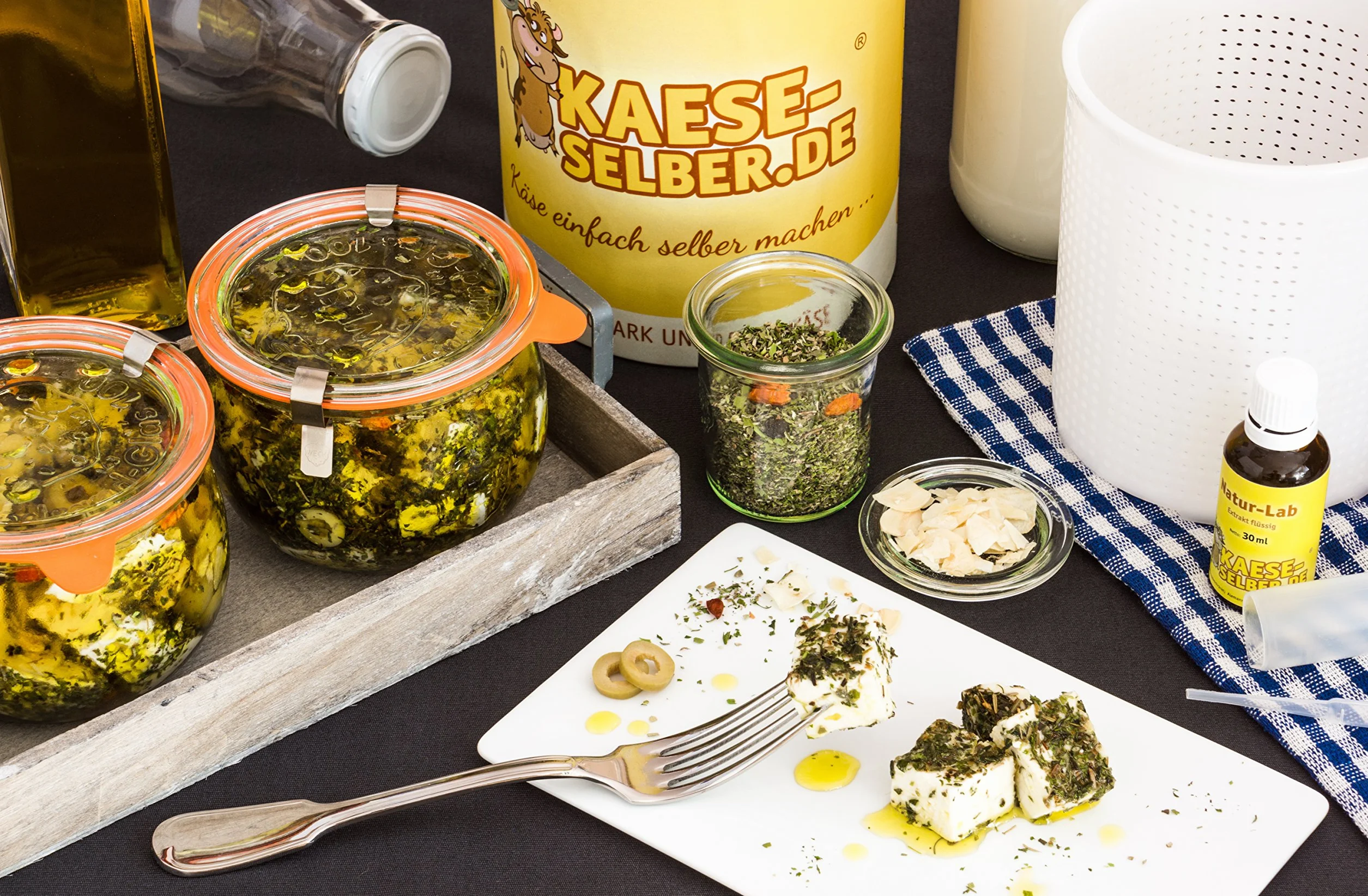kaese-selber.de Me Queso culturas 15 g mesophil (para Queso, Quark, frischkäse sí Hacen) Cultura, reifung