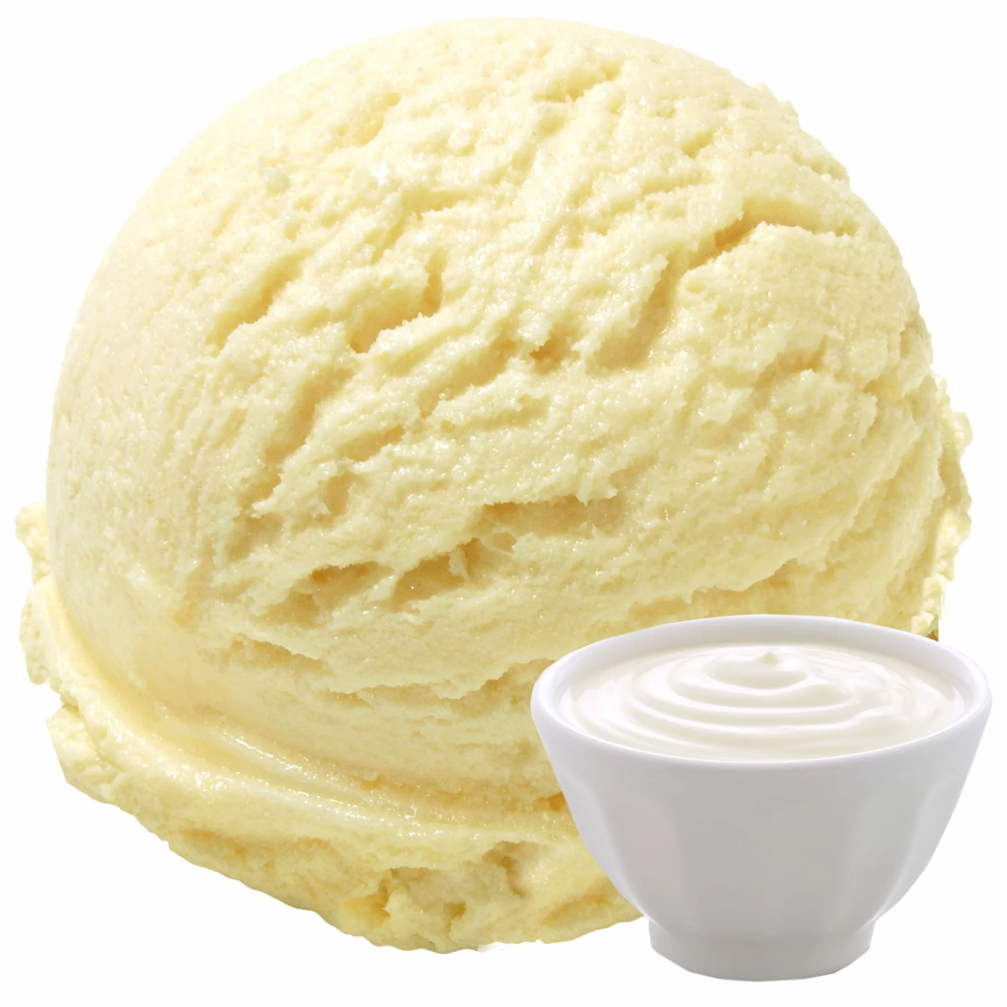 Sabor de yogur 1 kg Helado de Gino Gelati para helado en leche