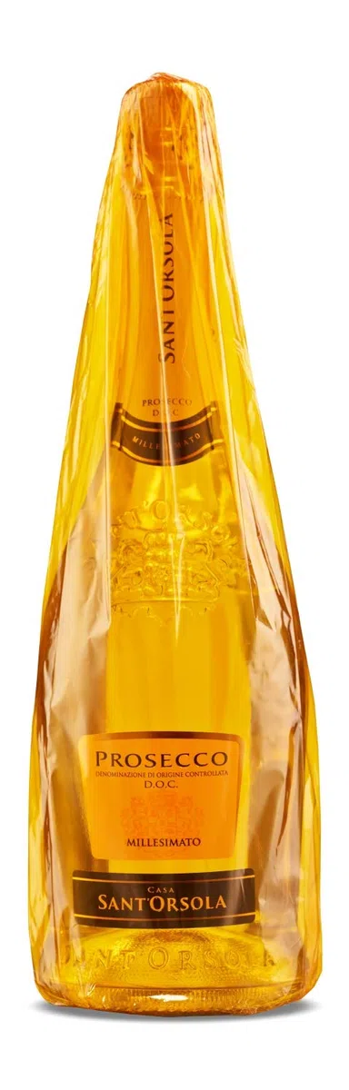 Sant'Orsola Prosecco DOC Extra Dry Millesimato + Asti DOCG Vino Espumoso Italiano - 2 Botellas X 750ml