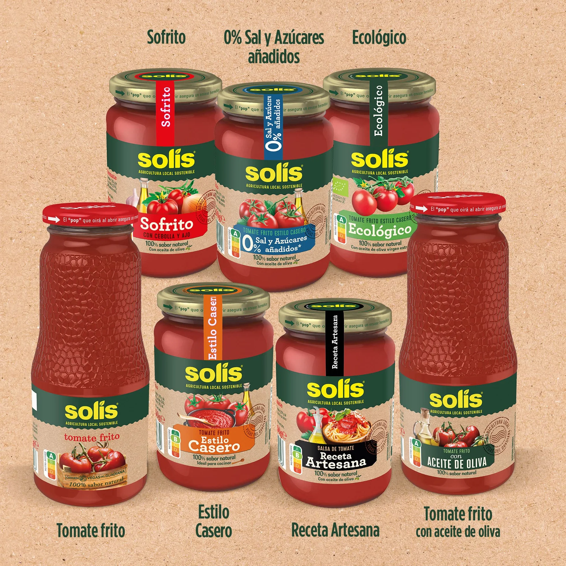Solis Salsa de tomate COMBI OLIVA 12 x 350 g