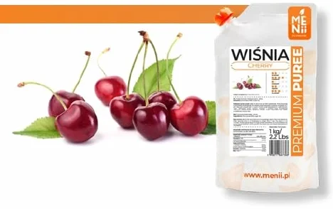 Pulpa de puré de cereza premium para tartas, helados y postres