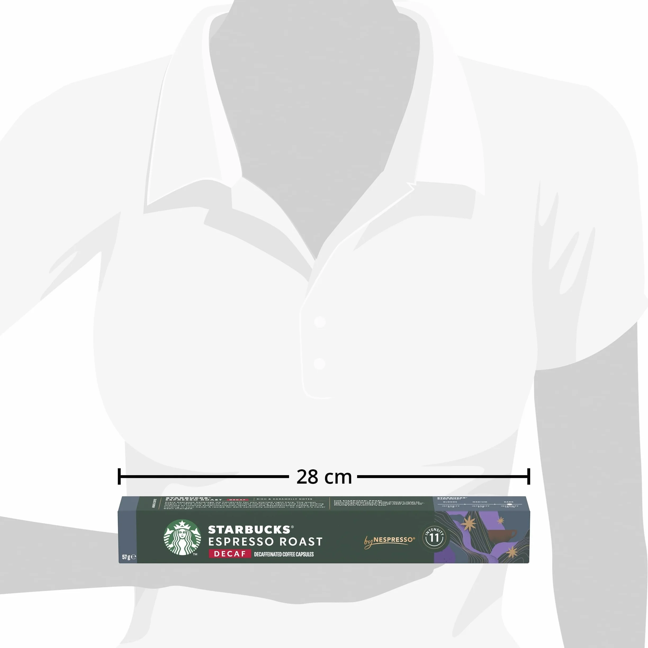 STARBUCKS Explorer Pack de Cafés Descafeinados de Nespresso, Cápsulas de Café 6 x 10 (60 Cápsulas) - Exclusivo en Amazon