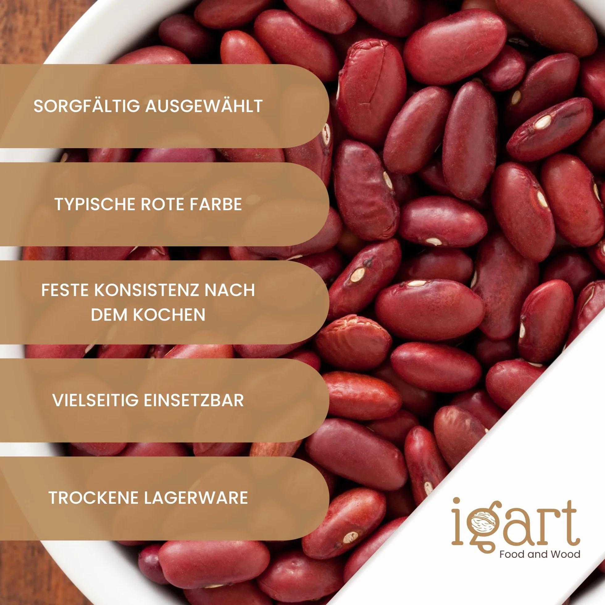 Frijoles rojos enteros, 1 kg, 1000 g, sin tratar, sin aditivos, perfectos para sopas, guisos, guarniciones, ensaladas y recetas veganas