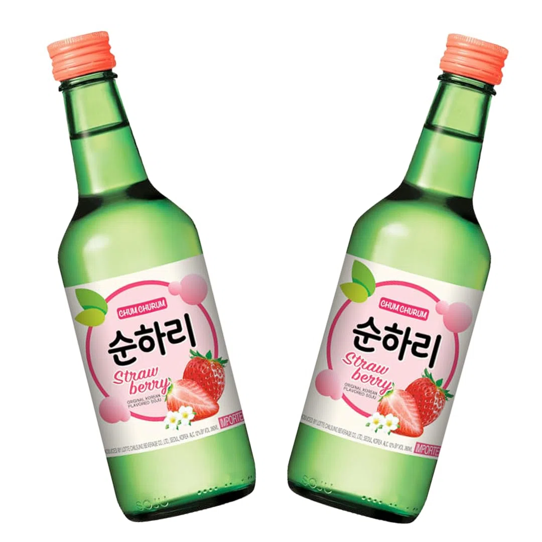 Soju Coreano Sabor a Fresa
