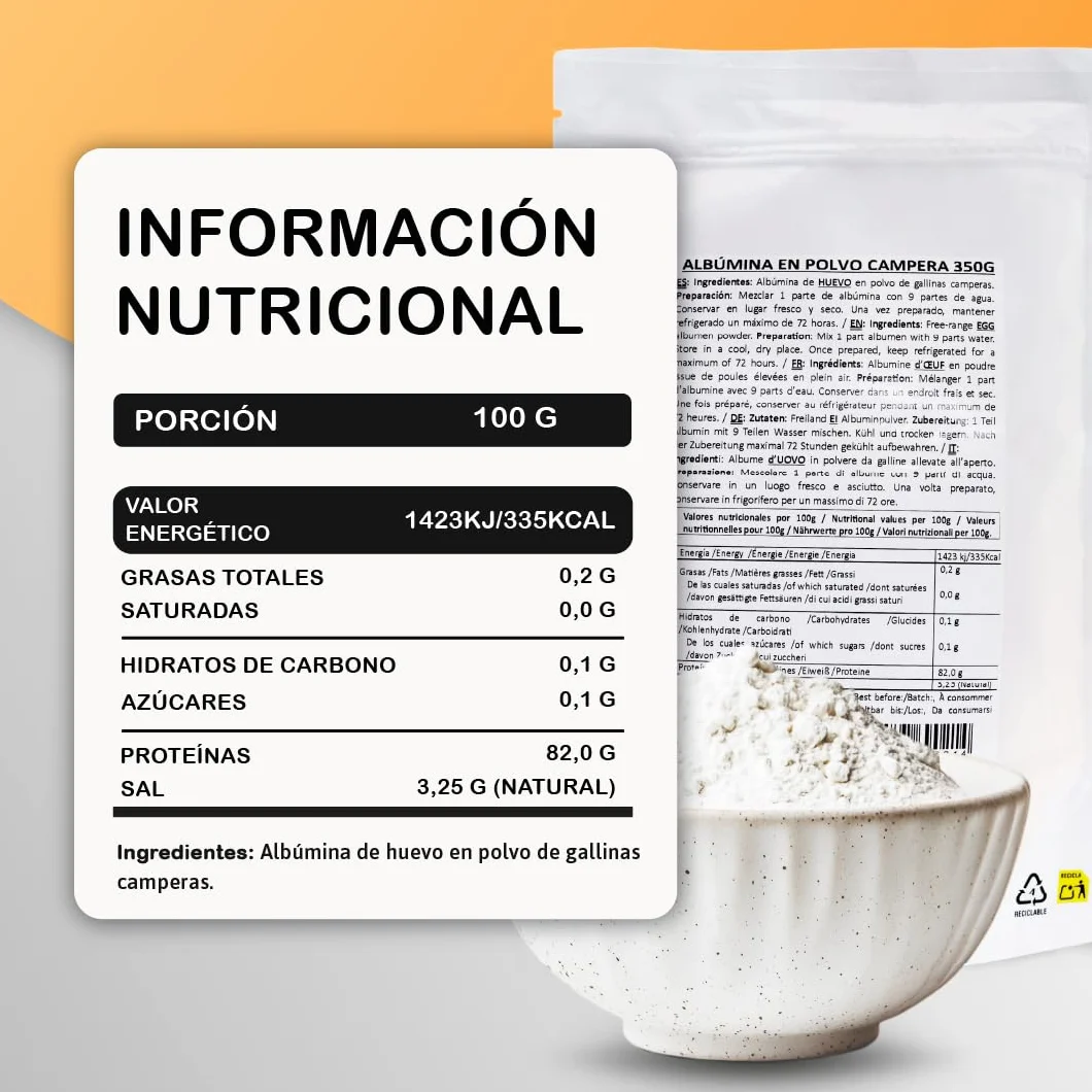 Albumina Campera 350 Gr