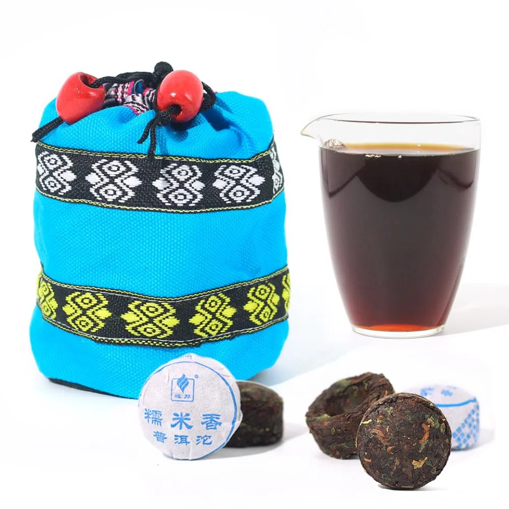 LWXLJMJZC-40 Piezas Té Pu-erh Arroz Glutinoso Tè Puer Maturo Mini Tuo Cha Té Shu (cocinar) Puerh Natural Té Puerh Chino
