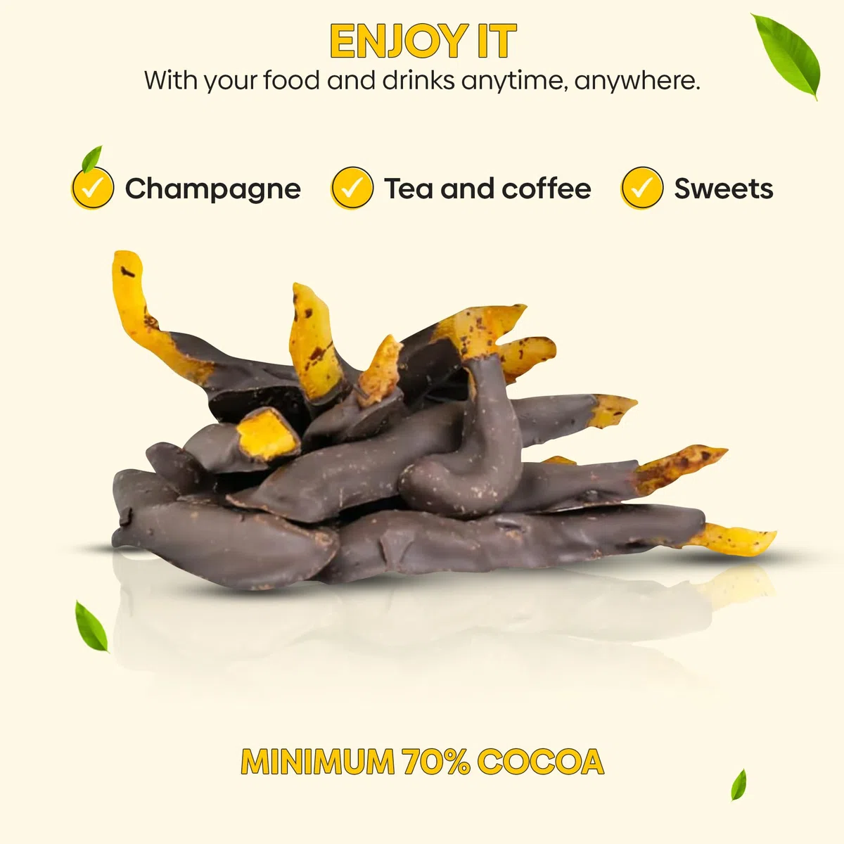 Caja Chamball Orange. Chocolate artesanal, esta combinación de chocolate negro con naranja confitada, es un verdadero placer para el paladar de los más exigentes.