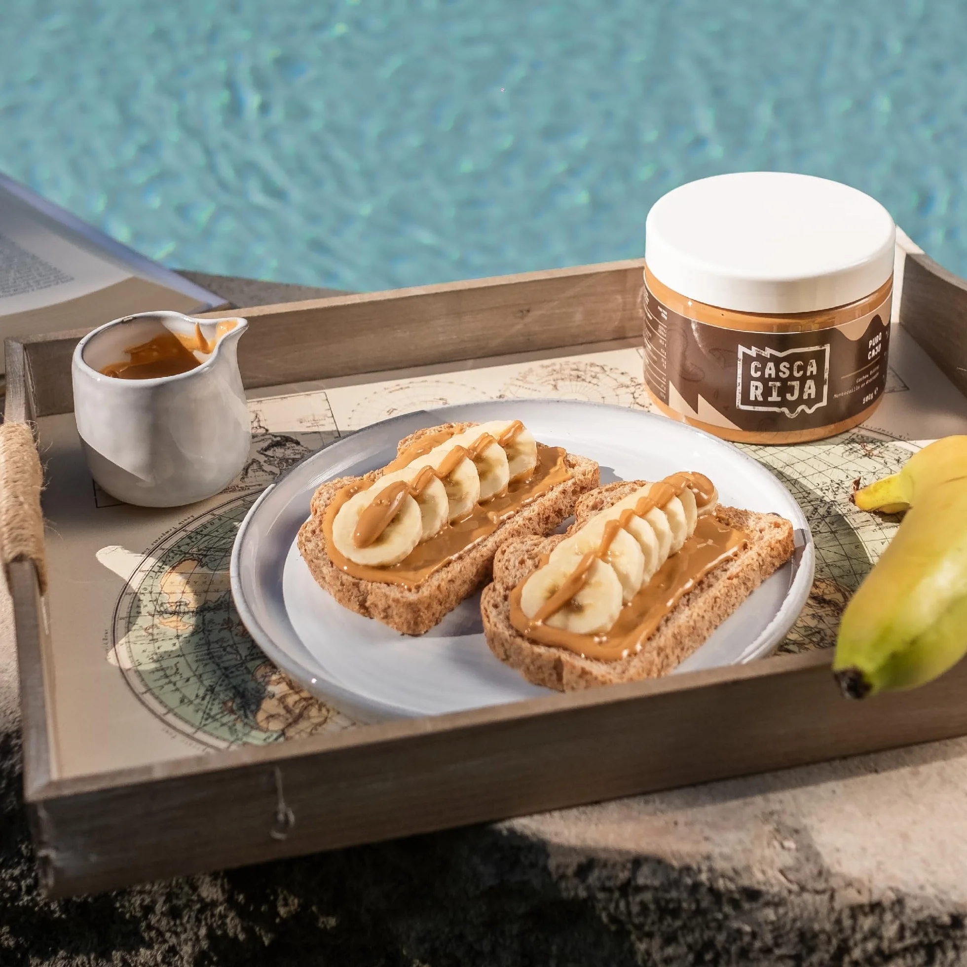CASCA RIJA: Crema de Anacardo 500g | 99,8% Anacardos Tostados + 0,01% Canela Molida + 0,01% Jengibre en Polvo - 100% Natural y Cremosa Sin Trozos de Anacardos, Vegan
