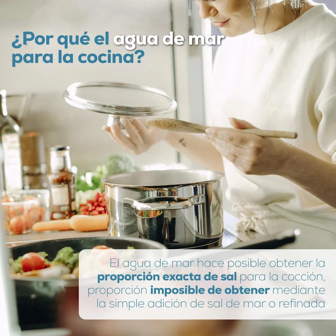 Agua de Mar 100% Natural e Hipertonica del Mar de Alborán - Para Cocinar, Rica en Magnesio y Calcio - Microfiltrada - Alternativa Saludable a la Sal (BiB 10 litros)