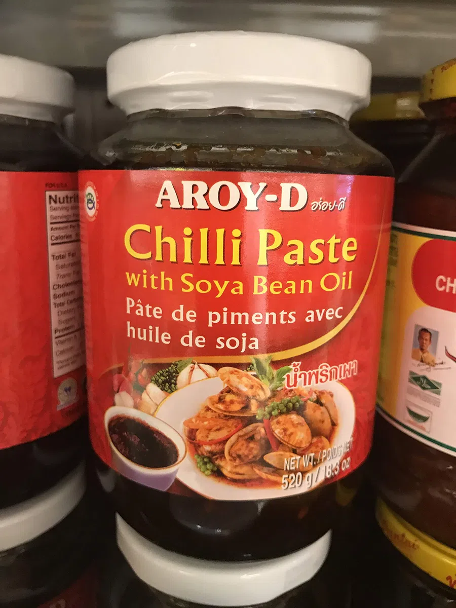 Aroy-D Chilli - Pasta con aceite de soja (18.34 oz, 3 unidades)