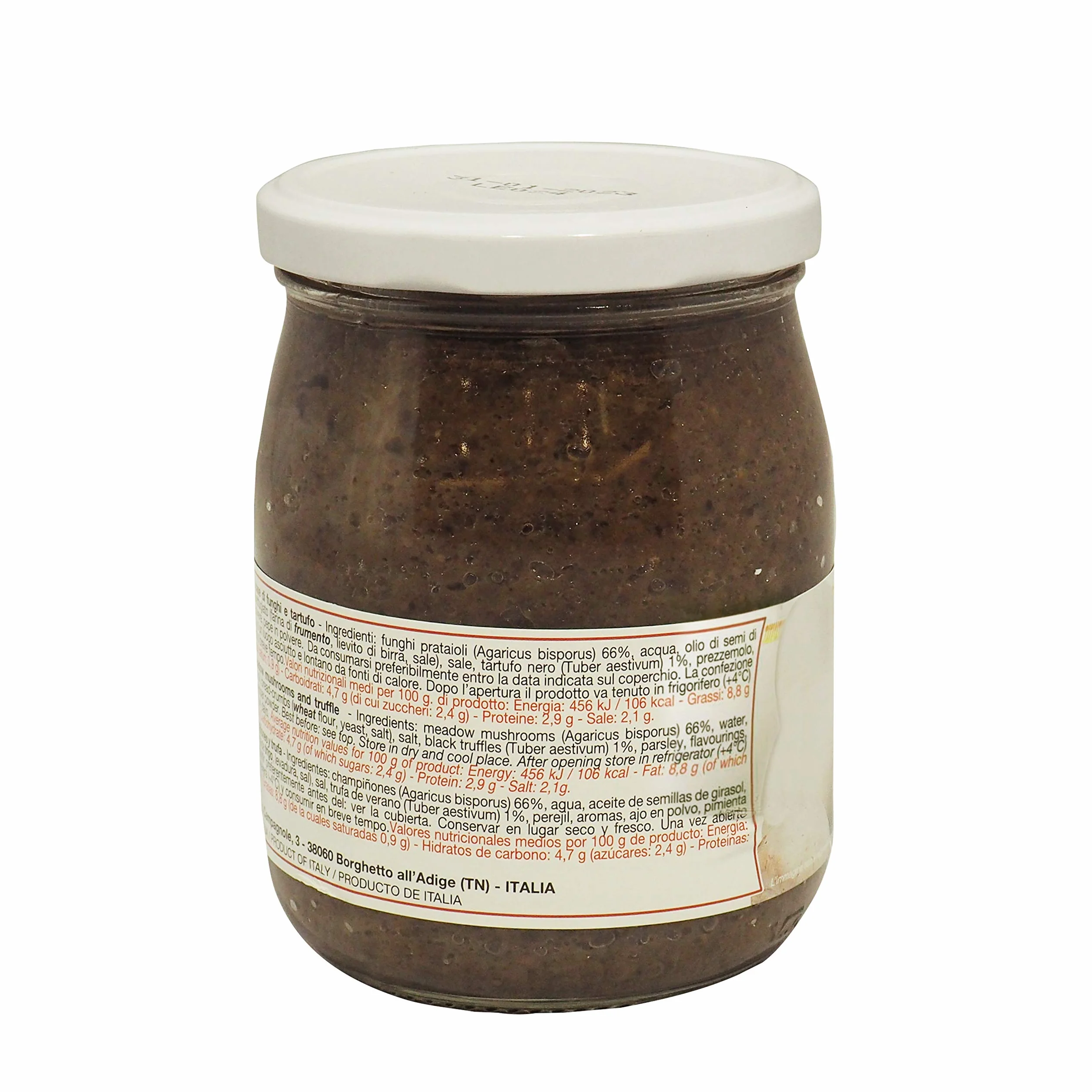 Crema Trufa Negra 510gr Tartufata italiana gourmet