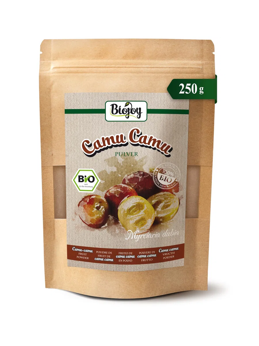 Biojoy Camu Camu en polvo Ecológico (250 g), sin aditivos