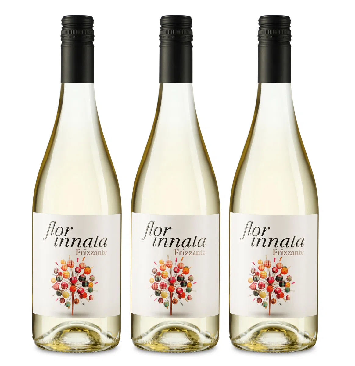 Frizzante 5.5 Flor Innata – Vino Blanco Espumoso Suave de Verdejo & Gewürztraminer – Pack 3 Botellas (3x75 cl) – Burbuja Fina, Graduación Baja, Ideal para Brindar sin Complicaciones