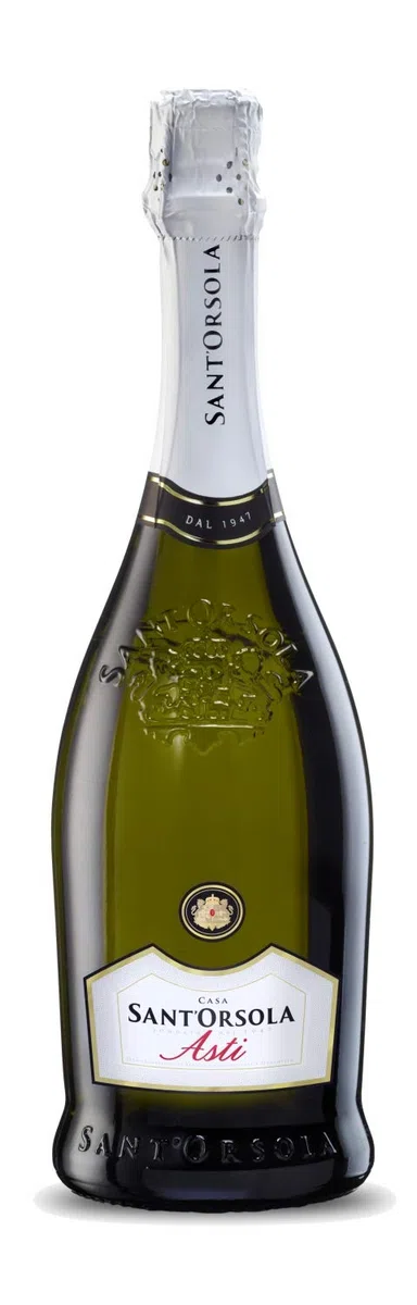 Sant'Orsola Prosecco DOC Extra Dry Millesimato + Asti DOCG Vino Espumoso Italiano - 2 Botellas X 750ml