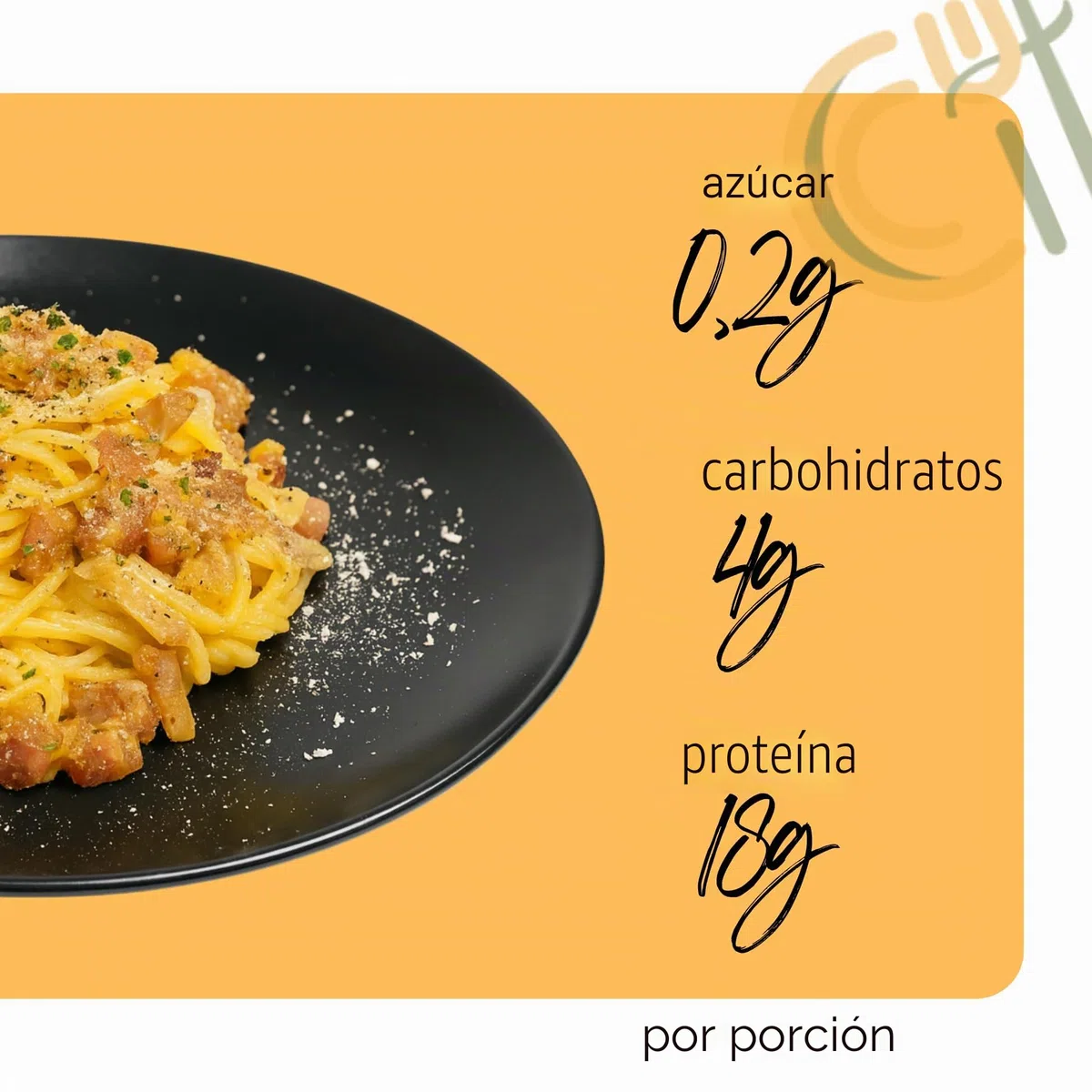 Espaguetis Keto Cero Carbohidratos 500 GR para Dieta Keto o Baja en Carbohidratos - Solo 4 Carbohidratos y 0,25 g de Azúcares por Porción