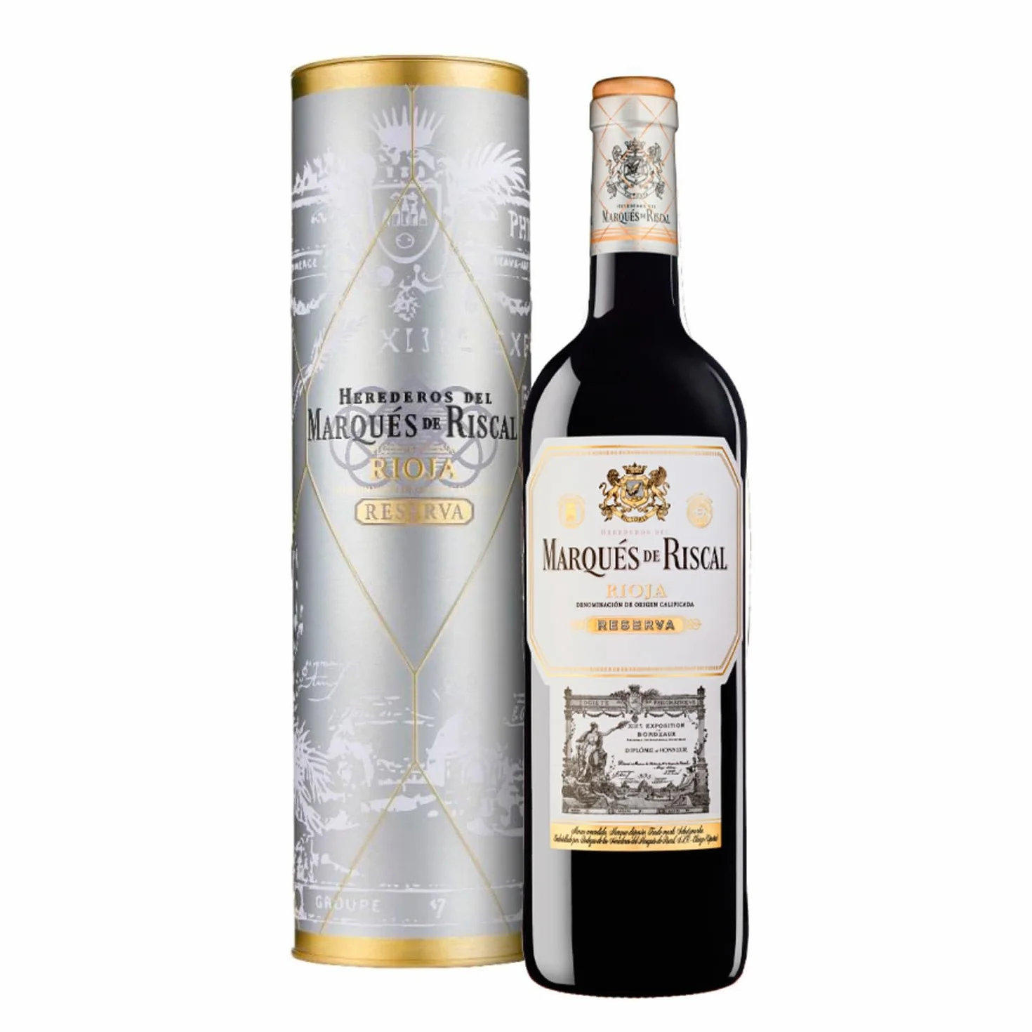 Marques De Riscal Reserva Vino Tinto Rioja Tempranillo 750 ml