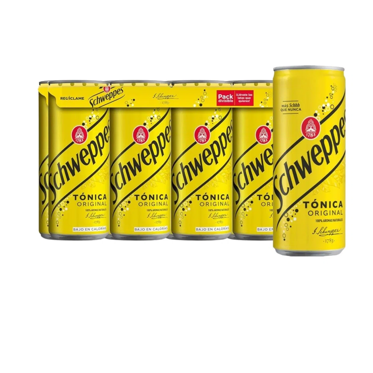 UBOON - Tónica Original, Bebida Refrescante - Lata, Pack 12x33cl