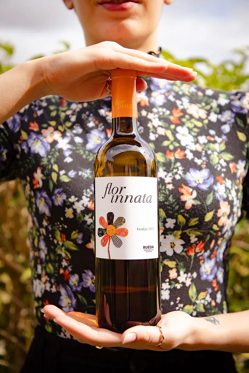 Valdecuevas Nueva Añada Flor Innata Caja de 3, Vino Blanco Verdejo Rueda, 750 ml, Coupage Verdejo y Sauvignon Blanc