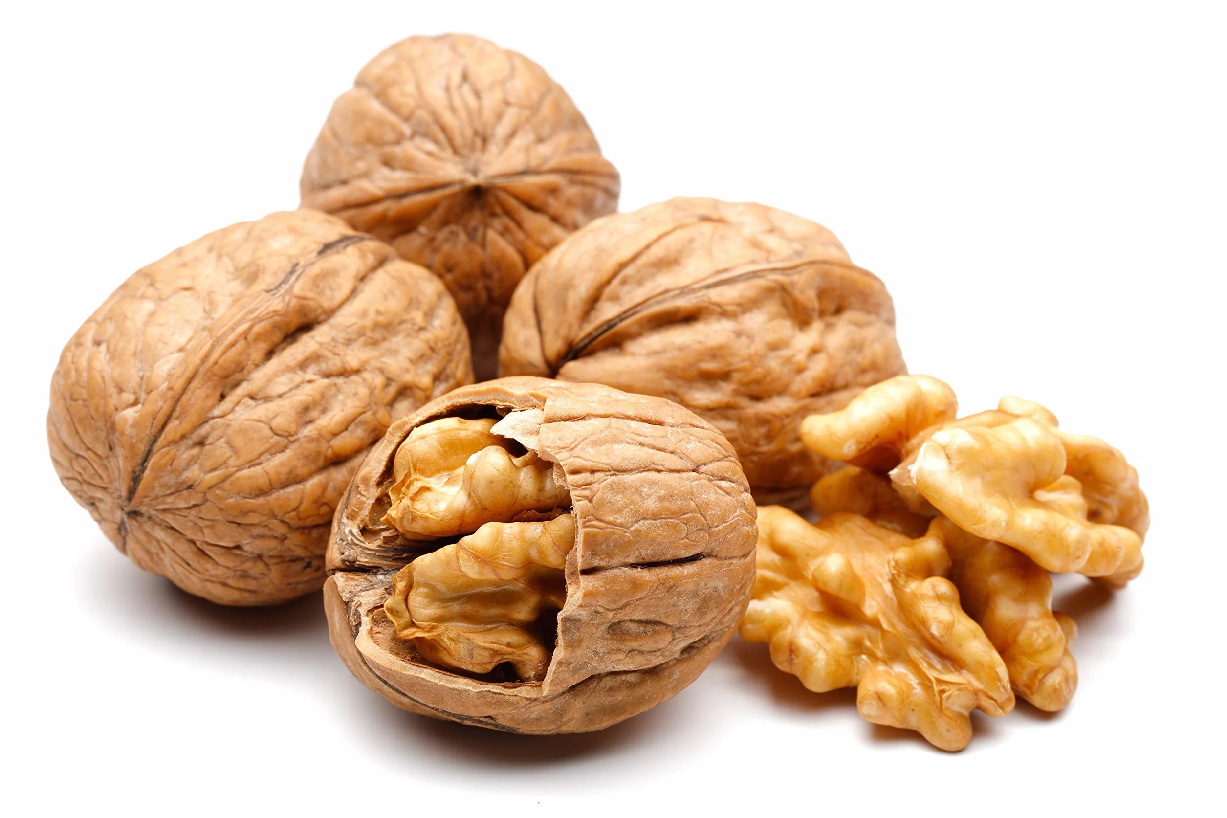 Natural Food - Nueces crudas con cáscara, 100% naturales y saludables - Sin aditivos ni conservantes - Cultivadas y seleccionadas en Europa - Deliciosas y perfectas para snacks - 2 kg