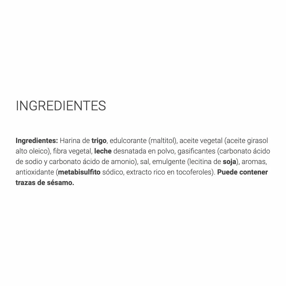 Gullón - Galleta María Dorada fibra, sin azúcar añadido Diet Nature, 4000 g, Pack de 10