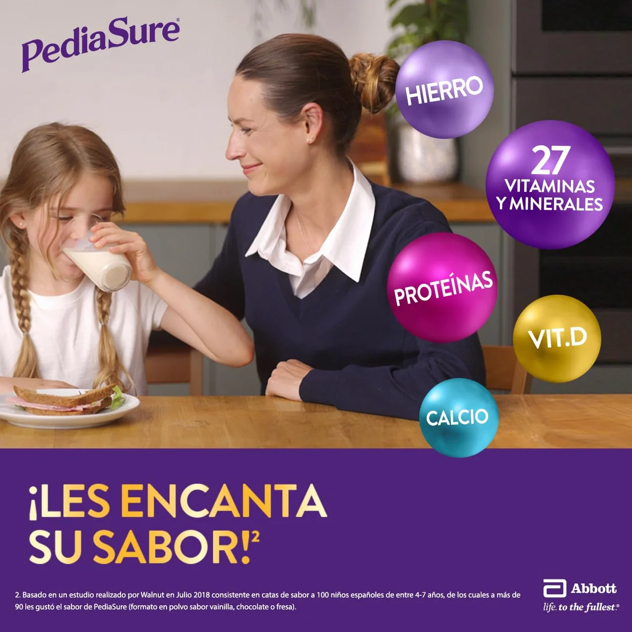 Pediasure Chocolate Complemento Alimenticio para Niños Proteínas Vitaminas Minerales Pack 8 x 200ml