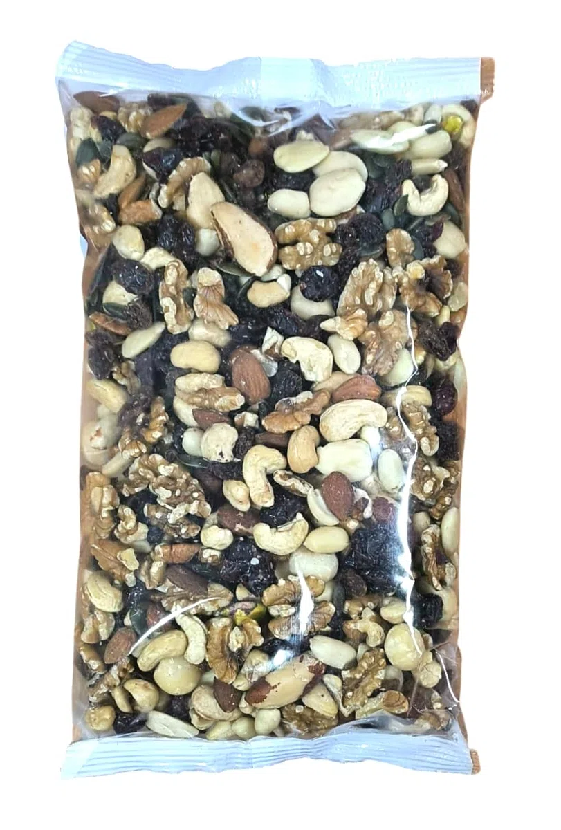 Revuelto Natural frutos secos 1 Kg - coctel natural - mix natural - pelluz - coquito - macadamia - pistacho - avellana - pasas - almendra - nuez - pipas calabaza - anacardo