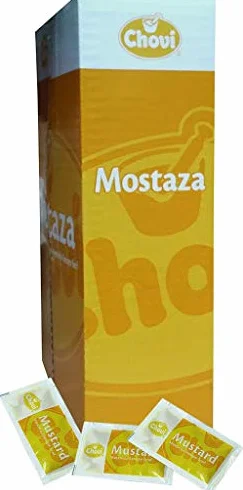 Mostaza Sobre Chovi-378 UNIDADES de 5 gramos