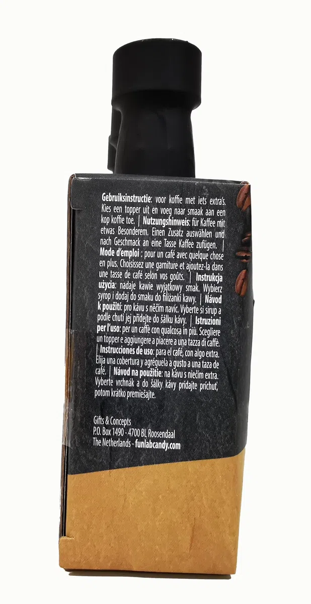 OsoRetail pack de 3 botellas de sirope de café | Funlab Select Almíbar de Avellana, Almíbar de Vainilla y Almíbar de Amaretto | para cafés y bebidas calientes | 3x 45ml