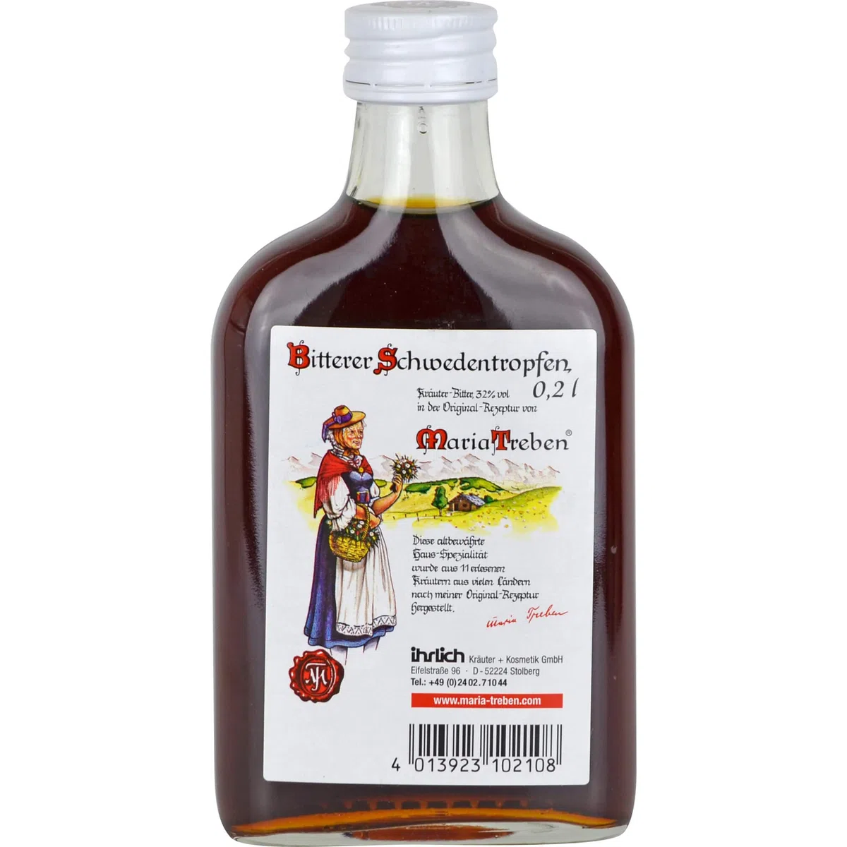 Hierbas suecas con alcohol 200ml Maria Treben