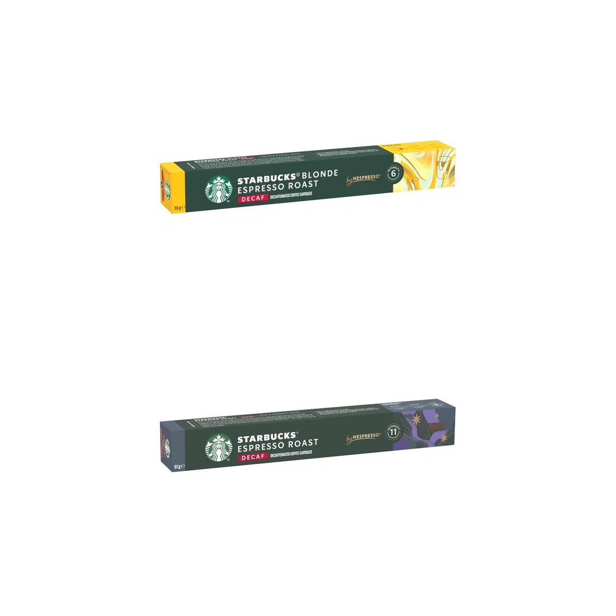 STARBUCKS Explorer Pack de Cafés Descafeinados de Nespresso, Cápsulas de Café 6 x 10 (60 Cápsulas) - Exclusivo en Amazon
