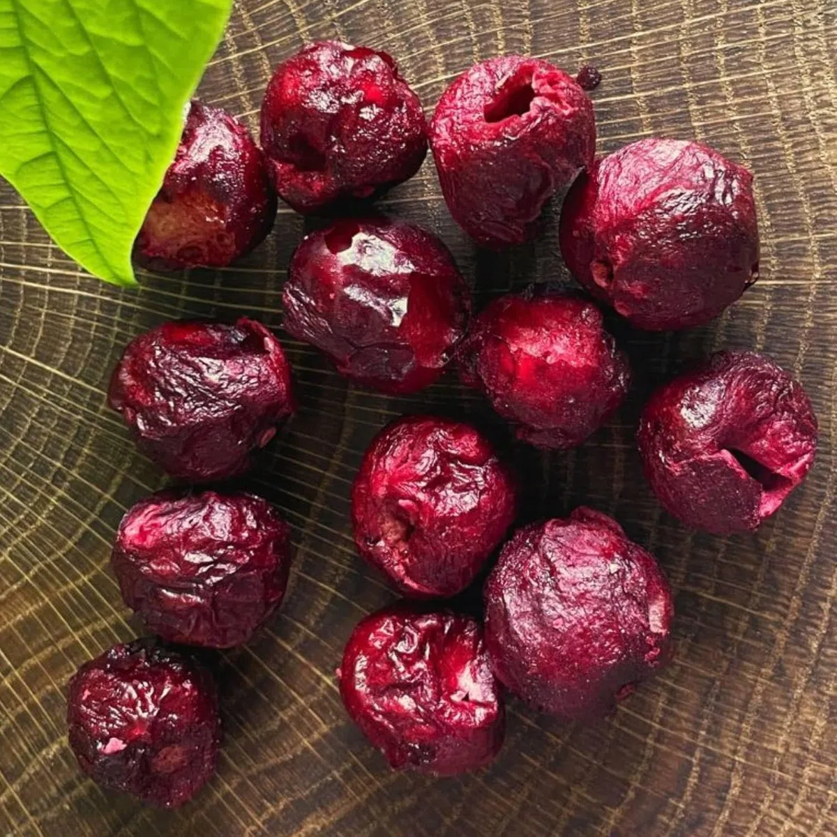 HiFood cerezas liofilizadas 25 g – frutas enteras, sin azúcares añadidos ni conservantes, de sabor natural