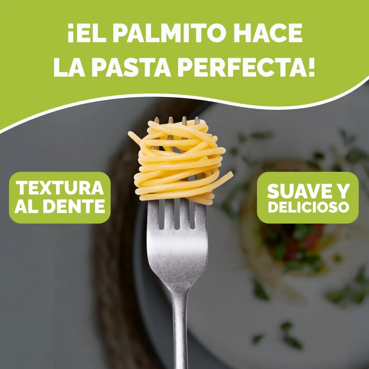 PALMINI Angel Hair – Spahetti – Palmito – Bajo en calorías – Bajo en carbohidratos – Keto - Vegano – Libre de OGM – Libre de Gluten – Sin azúcar – 338g | (Pack de 3 unidades)