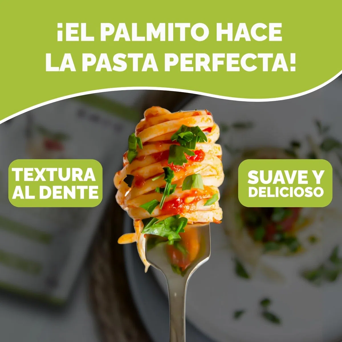 PALMINI Pasta Linguini - Palmito – Bajo en calorías – Bajo en carbohidratos – Keto - Vegano – Libre de OGM – Libre de Gluten – Sin azúcar – 338g | (Pack de 3 unidades)