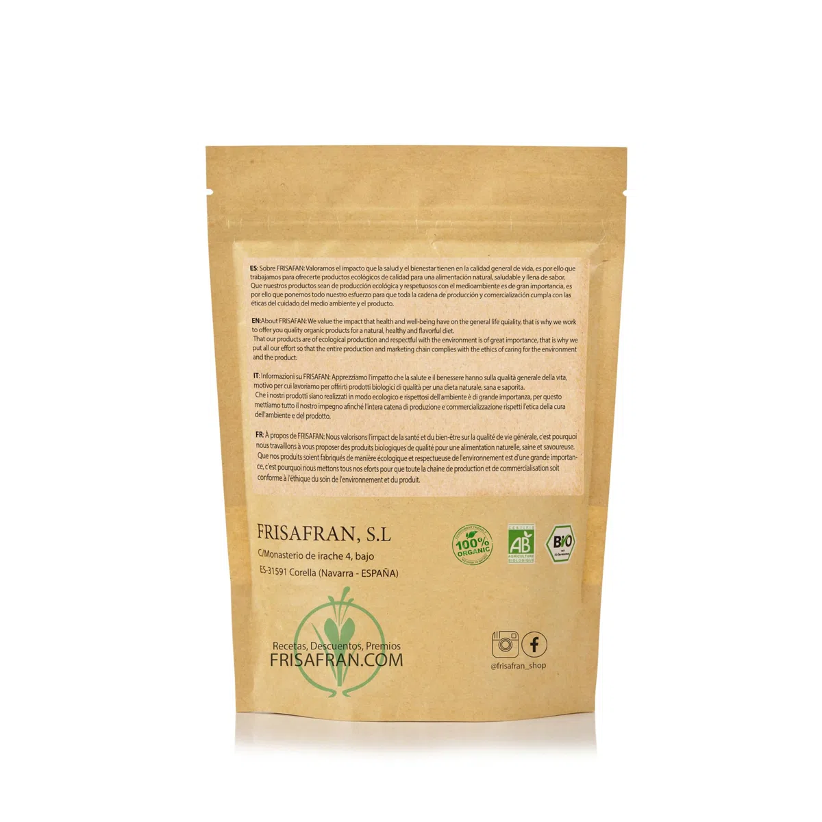 FRISAFRAN | Infusión de Raíz de Regaliz y Menta Ecológica 60 Uds | 120g | Biológica | Digestiva | Té de Regaliz Natural | Directamente del Productor | Origen España