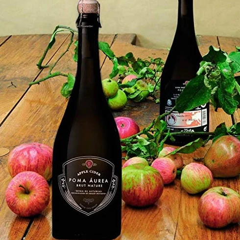 Poma Áurea - Sidra Brut Nature Espumosa - Pack 2x75 cl