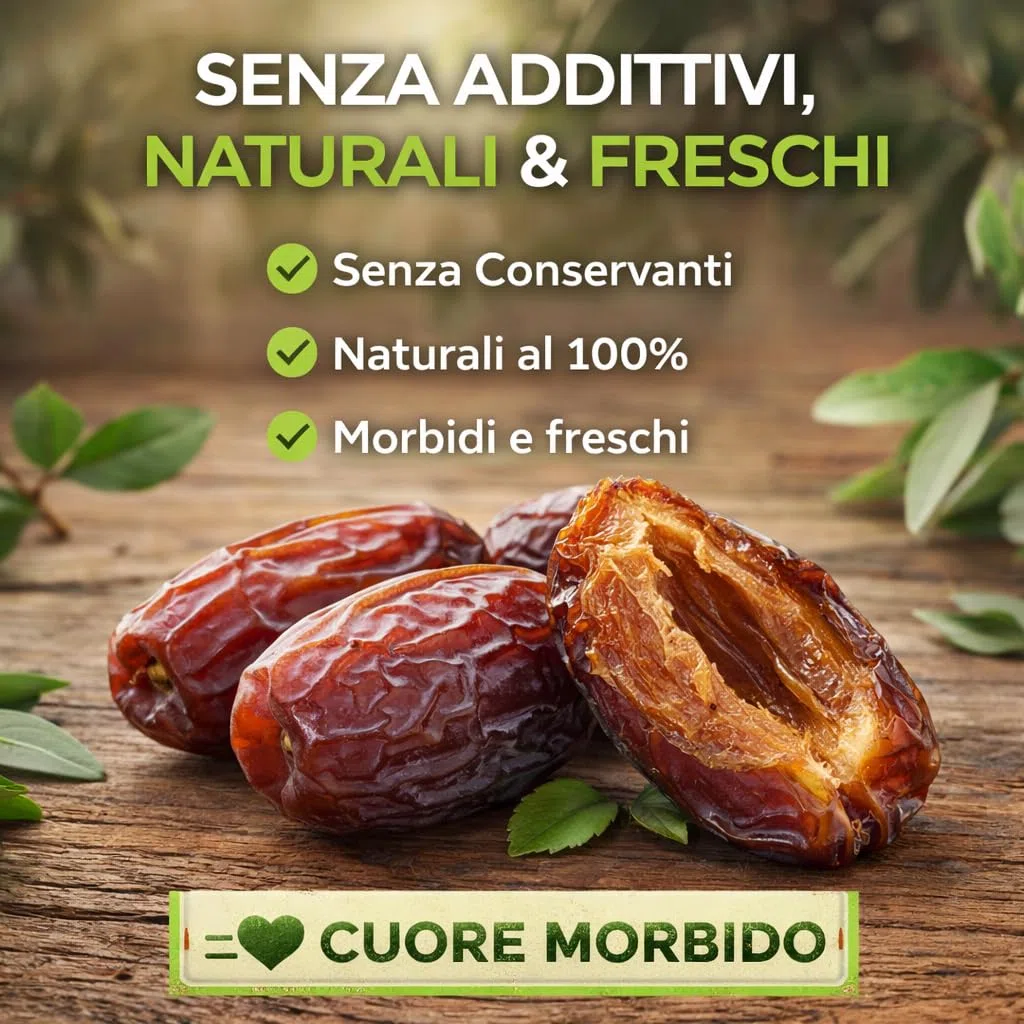 Dátiles 1 kg Medjool Premium 100% Naturales Sin Aditivos Sin Azúcar Añadido – Tamaño Extra Grande, Súper Carnosos y Dulces – Calidad Seleccionada (Dátiles Medjool 1 kg)
