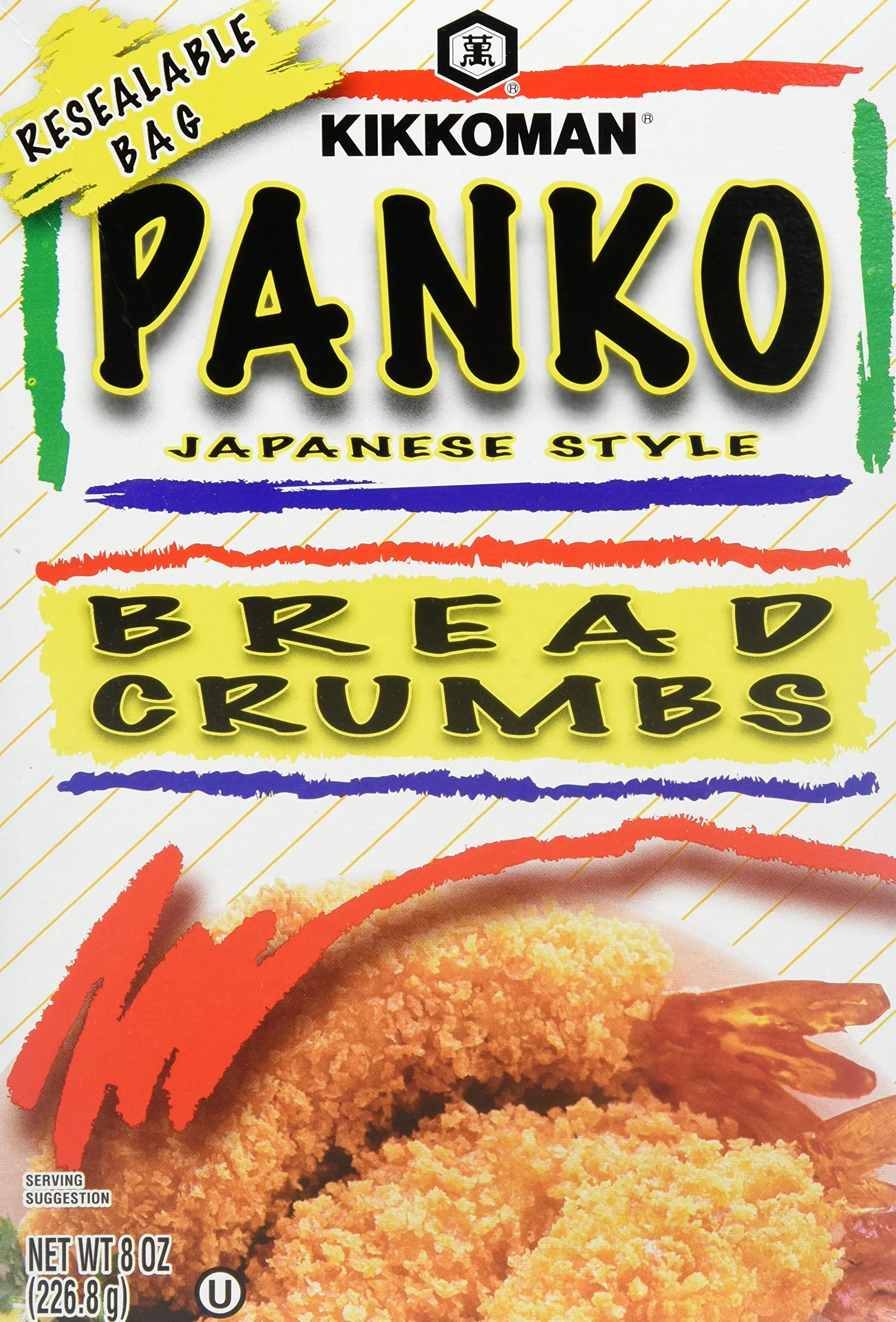 Kikkoman Panko Bread Crumbs Japanese Style 8oz 4 Pack