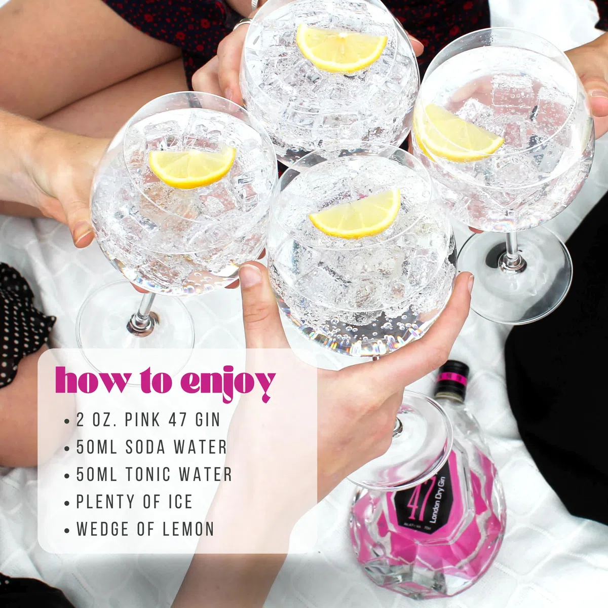 Ginebra Pink 47 - 700 ml