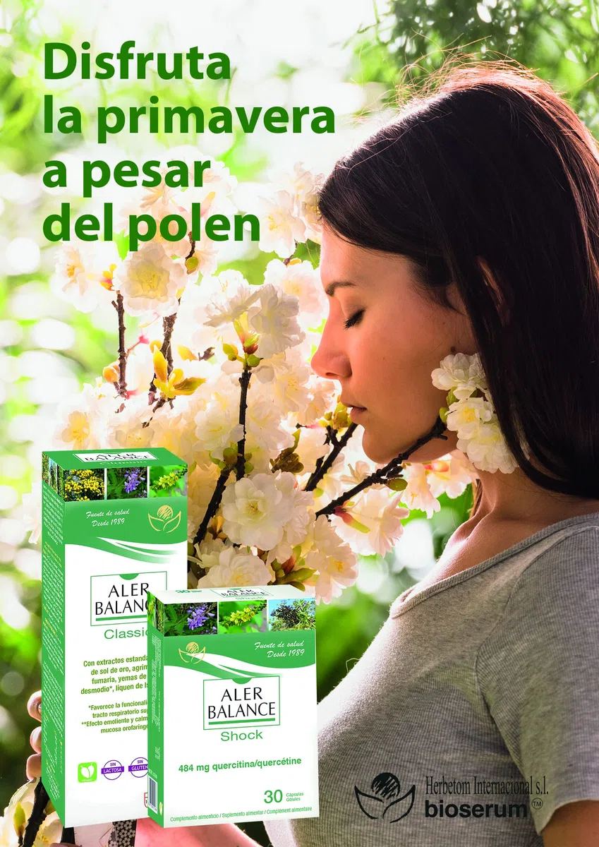 Alerbalance Classic jarabe 250 ml - Herbetom Bioserum | Complemento alimenticio con extractos estandarizados de sol de oro, agrimonia, yemas de pino, demodio y liquen de Islandia |Tracto respiratorio