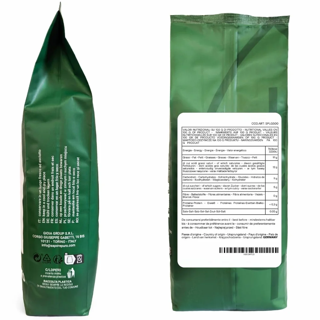 SaporePuro Lecitina de Girasol en Polvo 500 g – Emulsionante Natural Sin Gluten