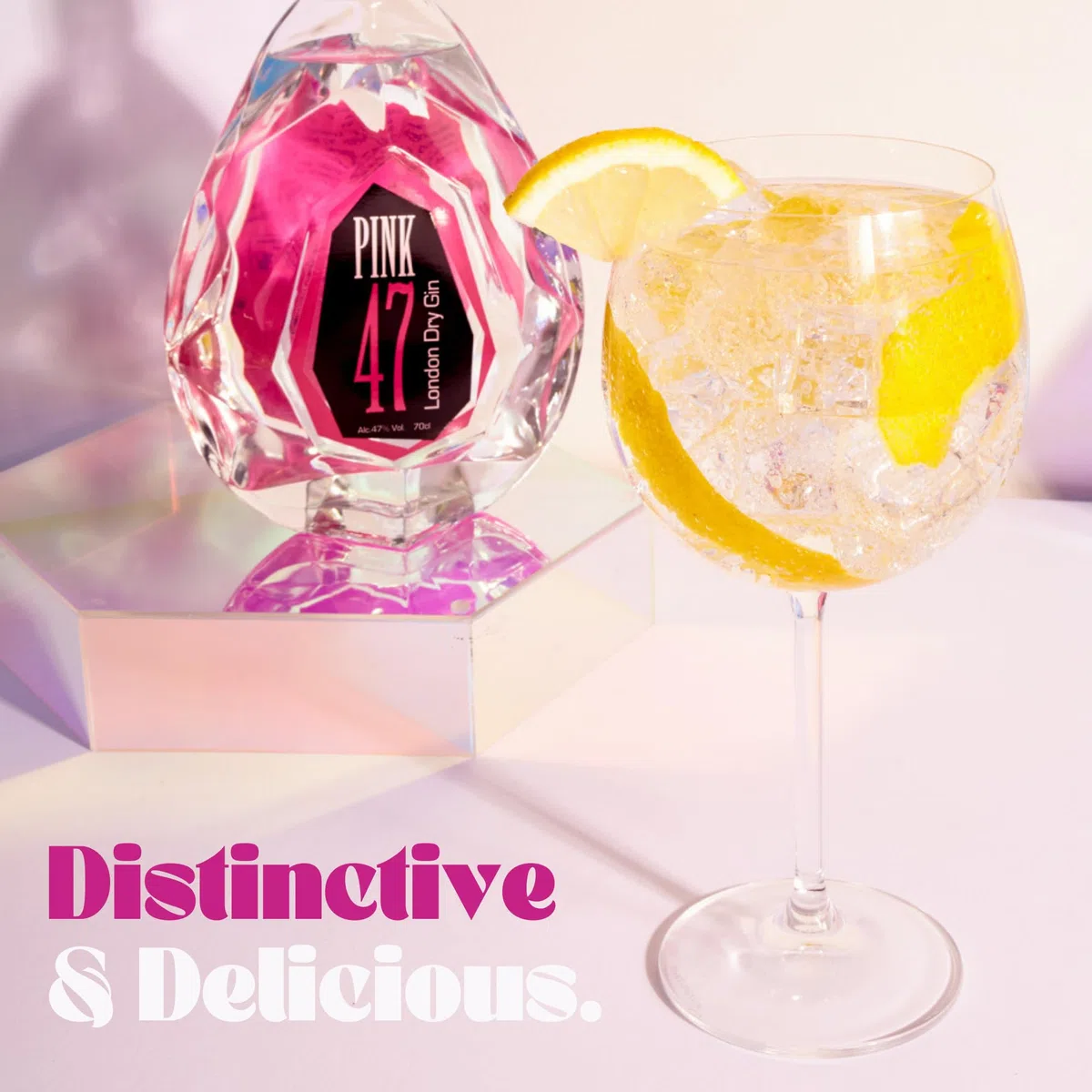 Ginebra Pink 47 - 700 ml