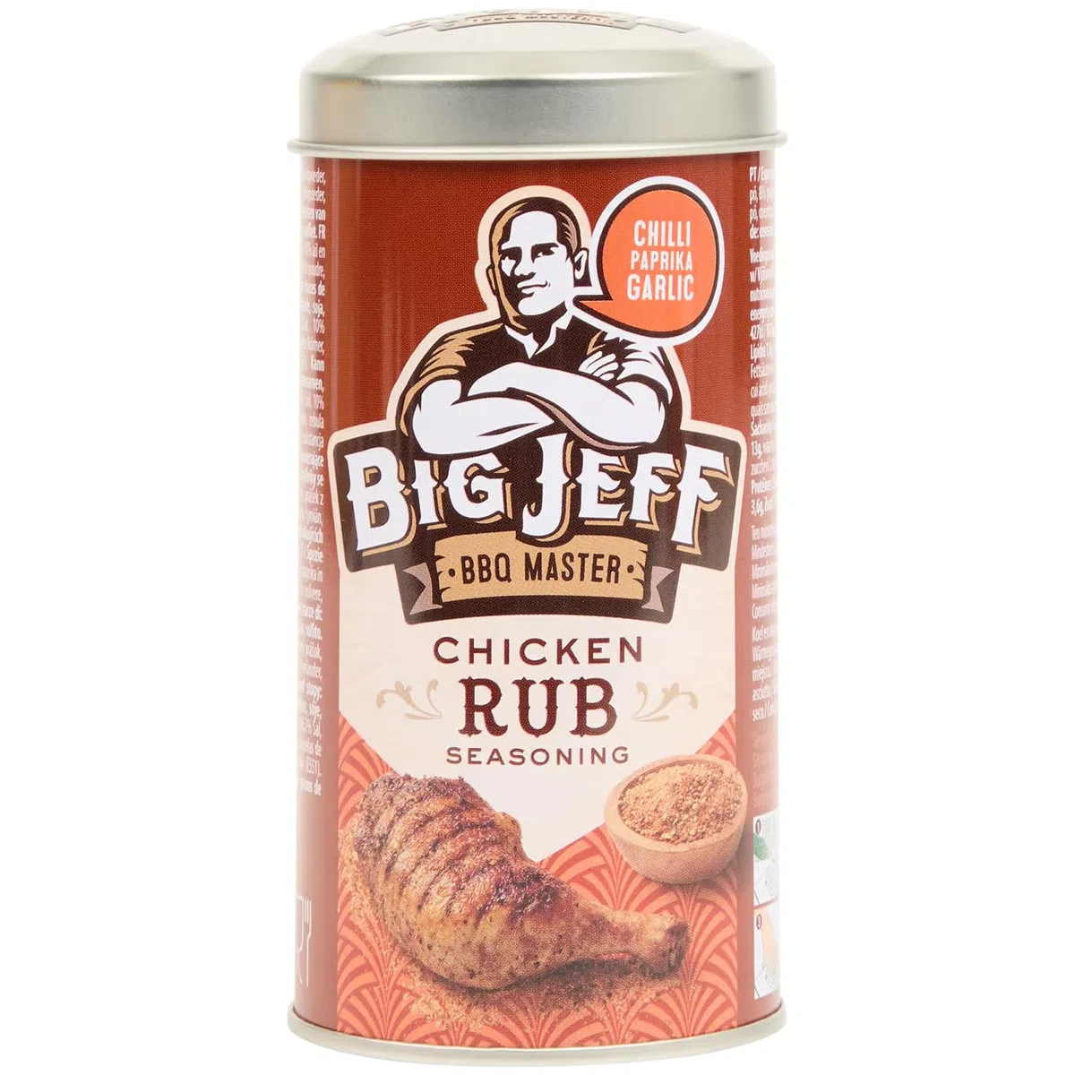 OsoRetail pack de 2 latas de mezcla de especias para pollo y pescados-mariscos | Big Jeff Chicken Rub y Seefood Rub | 2x 100gr